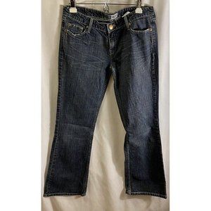 Low Slim Bootcut Cotton blend